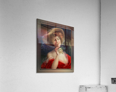 Fille A La Rose Jaune by Emile Vernon Wall Decor Xzendor7 Old Masters Art Reproductions Impression acrylique