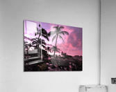 After the Beach Party - Tropical Sunset Hawaii Acrylic Print