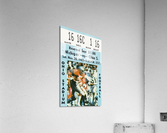 1982 Ohio State vs. Michigan Football Ticket Canvas Acrylic Print
