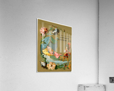 Sleeping Beauty Illustration Graphics Fairy Vintage Poster  Acrylic Print