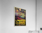The Phantom of the Opera Vintage Film Poster Acrylic Print
