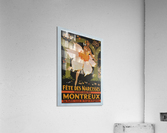Vintage Dance Poster Fete Des Narcisses  Acrylic Print