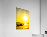 Golden California Sunset Acrylic Print