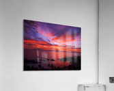 Euphoria Before Bliss - 2013 ARTWORK OF THE YEAR WINNER - Pink and Orange Kissed Skies over Hawaii at Sunset Impression acrylique