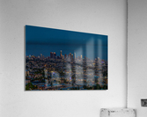 Los Angeles At Night  Acrylic Print