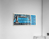 1933 Pittsburgh vs. Navy Football Ticket Art Acrylic Print