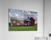 Retro Sign Barn  Acrylic Print
