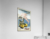 Do you know the land Italian tourism poster  Acrylic Print