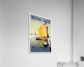 Royal Mail Atlantis Autumn Cruises vintage travel poster  Acrylic Print