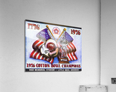 1976 Arkansas Razorbacks Ticket Stub Art Acrylic Print