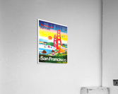 American Airlines Vintage Travel Poster San Francisco Acrylic Print