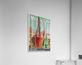Moscow Vintage Travel Poster Acrylic Print