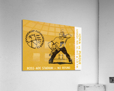 1975 Purdue Boilermakers vs. Iowa Hawkeyes | Row 1  Acrylic Print