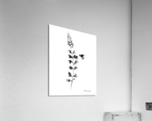 Flower and bumblebee  Acrylic Print