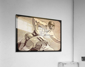 1938 Vintage Football Art | Row 1 Acrylic Print