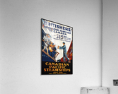 Canadian Pacific Steamships Vintage Travel Poster  Acrylic Print