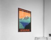 Indian State Railways Kashmir Travel Poster  Acrylic Print