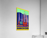 Barcelona travel poster  Acrylic Print