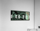 1934 Dartmouth vs. Princeton Ticket Art | Row 1  Acrylic Print