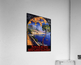 Salerno Amalfi Ravello Paestum Italian Vintage Poster  Acrylic Print