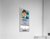 1987 Dallas Cowboys Ticket Art | Tom Landry | Row 1 Acrylic Print