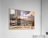 London Pride by Frank Mason 1946 Vintage Railway Poster  Acrylic Print