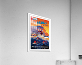 Fly To Hawaii Pan American World Airways travel poster Acrylic Print