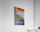 Swiss Railways travel poster  Acrylic Print