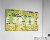 1942 Notre Dame Irish vs. Iowa Pre-Flight Seahawks Acrylic Print