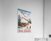 Sun Valley Idaho Original Ski Poster 1940  Acrylic Print