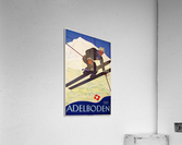 Adelboden Vintage Swiss Poster  Acrylic Print