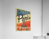 Paris France Vintage Poster  Acrylic Print