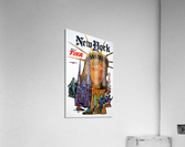 Fly TWA New York travel poster  Acrylic Print