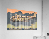 Original Vintage Travel Advertising Poster for Imperial Airways Empire  Acrylic Print