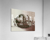 Girl with Doves Acrylic Print