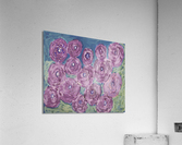 Purple flowers Acrylic Print