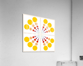 Color Wheel Dots with spaces  Acrylic Print