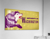 1950 Washington Husky Ticket Remix Art Acrylic Print