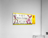1966 VMI vs. Boston College Eagles Football Ticket Stub Art Acrylic Print