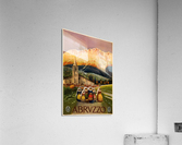 Abruzzo, travel poster for Enit  Acrylic Print