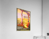 Monaco Monte Carlo 1920 vintage poster Acrylic Print