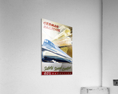 German Railroads vintage poster Acrylic Print