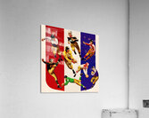 1941 Football Players Action Art Acrylic Print