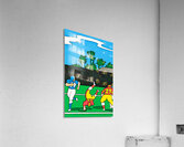 1969 Retro Football Canvas Art Black Friday Sale Acrylic Print