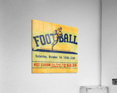 1939 Football Ticket Stub Remix Art Acrylic Print