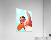 Light Blue Sky Art Quarterback Acrylic Print