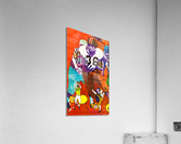 1969 Retro Football Art  Acrylic Print