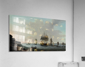 An English frigate running into Portsmouth harbour Acrylic Print