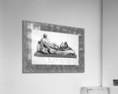 Back view of Venus Reclining Accompanied by Cupid by Antonio Canova Classical Fine Art Xzendor7 Old Masters Reproductions Acrylic Print