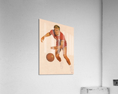 1960 Vintage Basketball Player Art  Acrylic Print